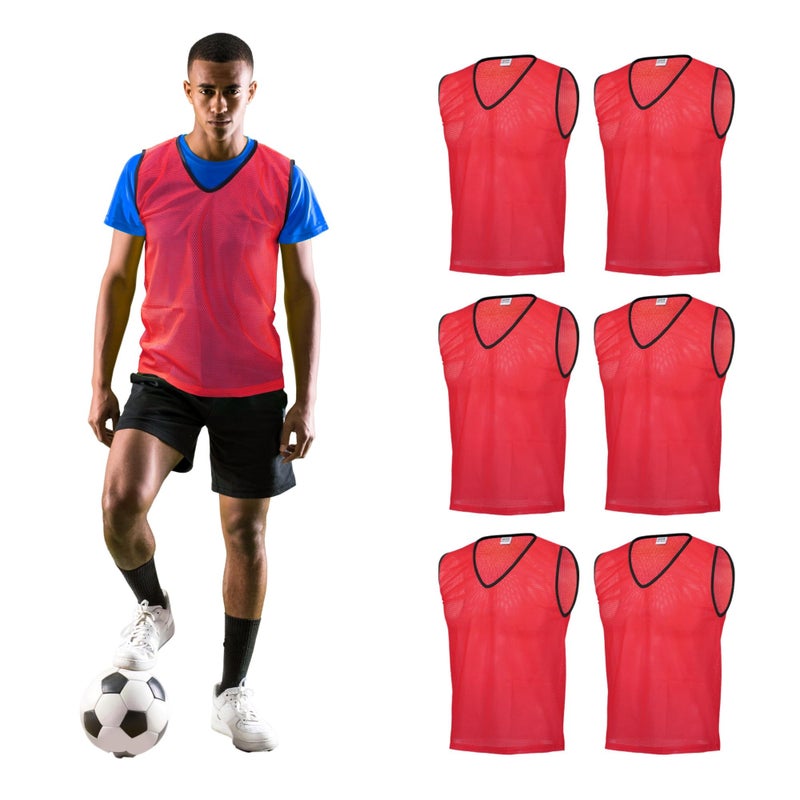 GSI Pinnies - pack of 6 - Red - Image 1
